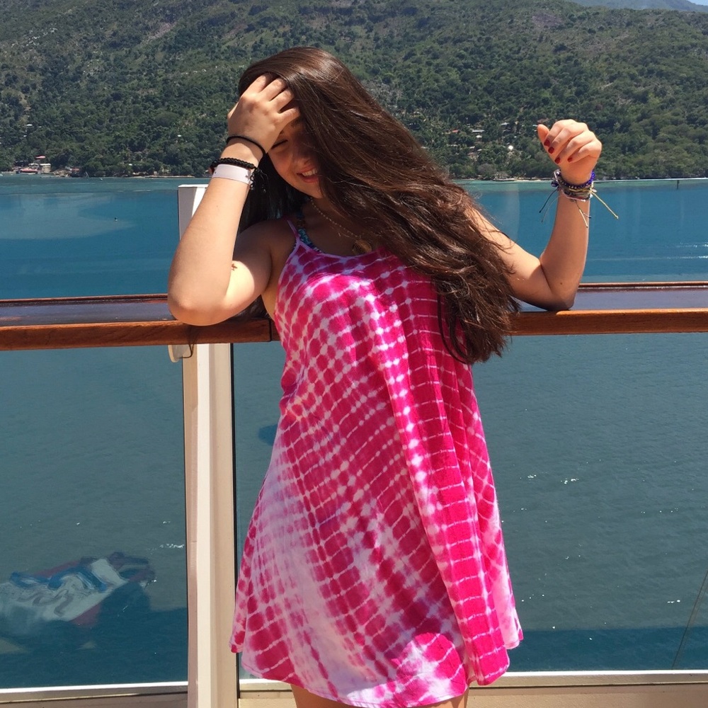Pink Swimsuit Cover Up